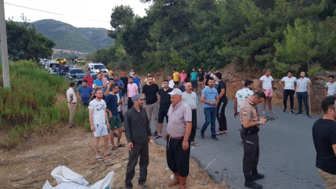 ALANYA'DA VATANDAŞLARIN DUYARLILIĞI ORMAN YANGININI ENGELLEDİ