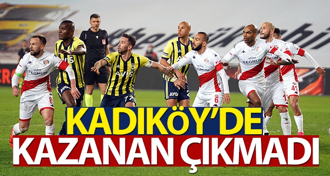 ANTALYASPOR KADIKÖY'DEN 1 PUAN ALDI