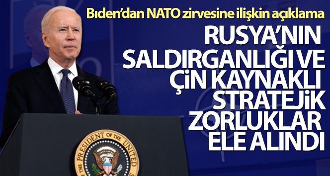 BIDEN RUSYA'YA SERT ÇIKIŞTA BULUNDU