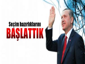 <font color=red>BAŞBAKAN ERDOĞAN 'SEÇİM HAZIRLIKLARINA BAŞLADIK'</font>