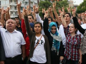 ANTALYA ÜLKÜ OCAKLARINDAN 'ÖĞRENCİ ANDI EYLEMİ'