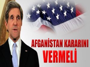 JOHN KERRY 'NATO AFGANİSTAN'A YARDIM ELİ UZATIYOR'