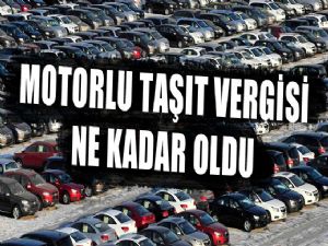 TAŞIT VERGİSİ NE KADAR OLDU ?