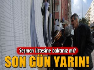 SEÇMEN LİSTESİNE BAKTINIZ MI ?