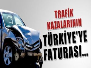 Türkiye'de meydana gelen maddi hasarlı trafik kazalarına ait istatistikler 