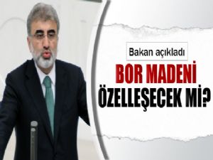 BOR MADENLERİ ÖZELLEŞECEK Mİ ?