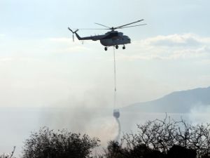 KUMLUCA'DA ORMAN YANGINI 