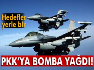 LİCE VE KUZEY IRAK'TA PKK'YA BOMBA YAĞDI