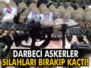 DARBECİLER SİLAHLARINI BIRAKIP KAÇTILAR