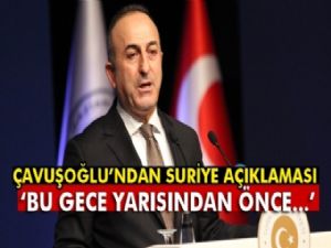 ÇAVUŞOĞLUN'DAN AÇIKLAMA