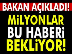 BAKANDAN KIDEM HABERİ