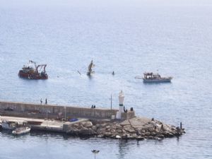 ANTALYA'DA 2 KİŞİYE MEZAR OLAN GEMİ ÇIKARILIYOR