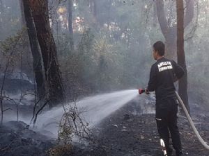 ANTALYA'DA 2 AYRI NOKTADA YANGIN