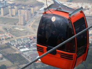 TÜNEKTEPE TELEFERİĞİNE VATANDAŞ'TAN BÜYÜK İLGİ