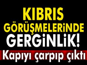 KIBRIS GÖRÜŞMELERİNDE ŞOK GERGİNLİK ! 