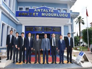 ÇİNLİLERDEN ANTALYA EMNİYETİNE ZİYARET