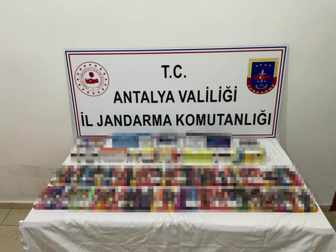 MANAVGAT'TA KAÇAK SİGARA YAKALANDI