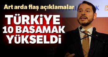 TÜRKİYE 10 BASAMAK YÜKSELDİ